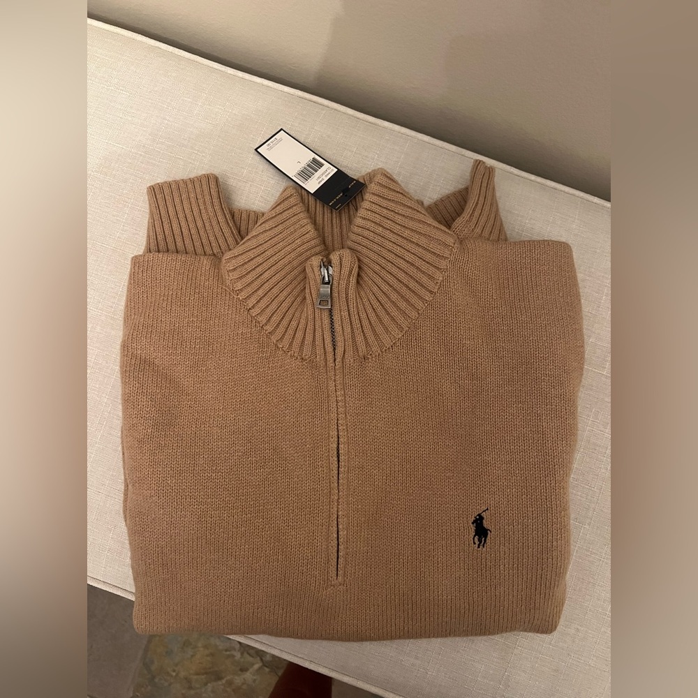 Ralph Lauren quarter zip sweater